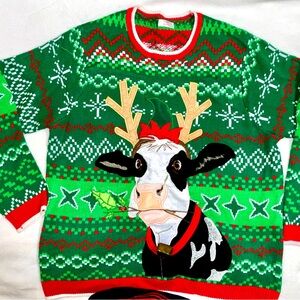 Cow Christmas Sweater